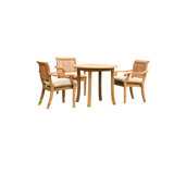 Arbor Outdoor 4 - Piece Teak Dining Set