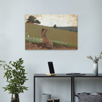 Green Hill 1 Abstract Contemporary Landscape Nature Art