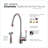 Houzer Charlotte Kitchen Faucet with Side Spray-28094423