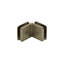 6D2CCBF8CF104D75B6F49D166AD28FC3 Pince verre à verre biseauté à face ouverte de 90 degrés pour verre 3/8 po et 1/2 po - bronze brossé