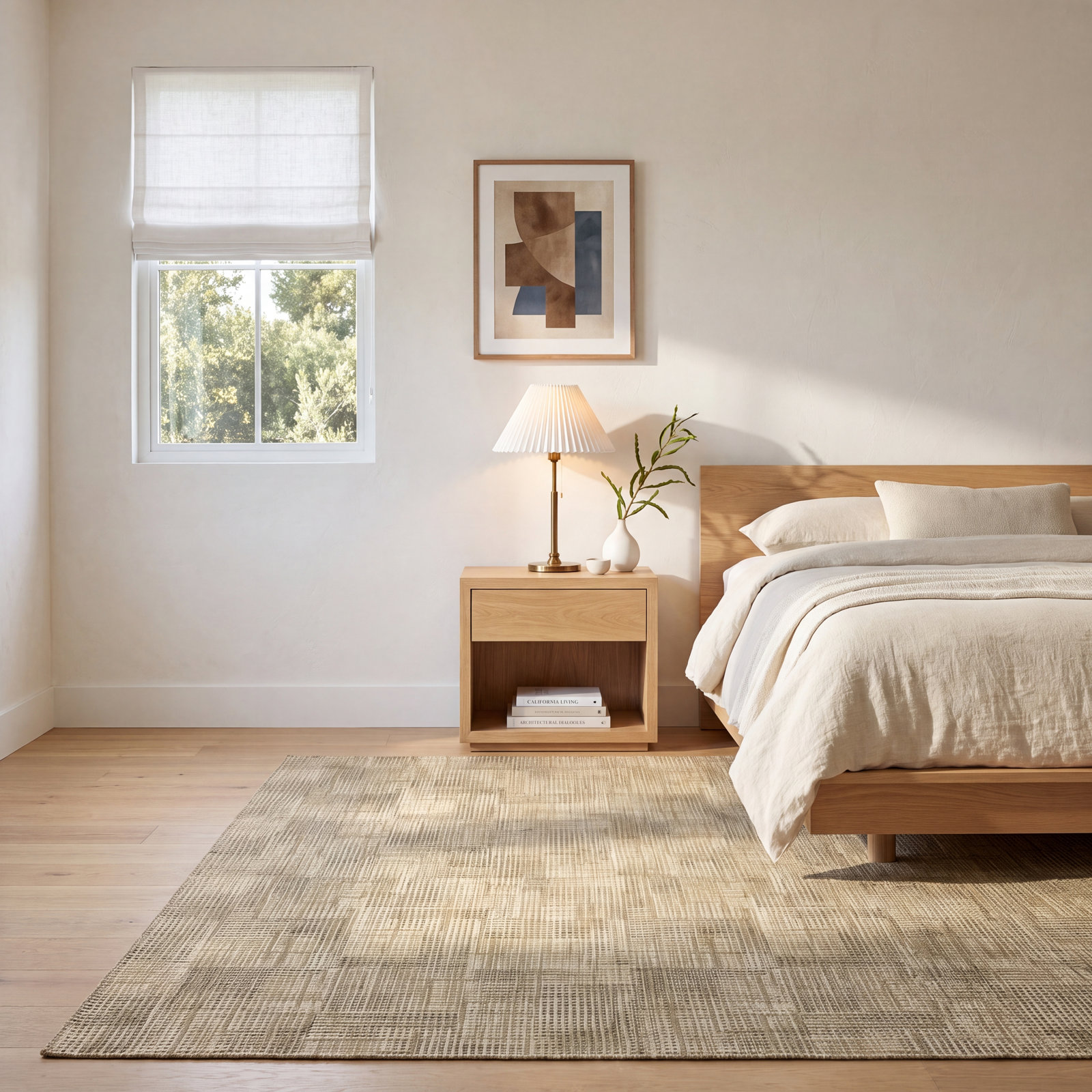 Rayne Modern Geometric Wallpaper, Brown