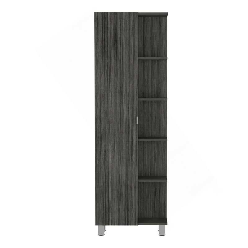 Armoire à linge Smokey Oak, Gris