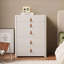 Tabouret roulant avec tiroirs de rangement fonctionnels pour meuble-lavabo avec rangement fonctionnel - Arrtle Furniture