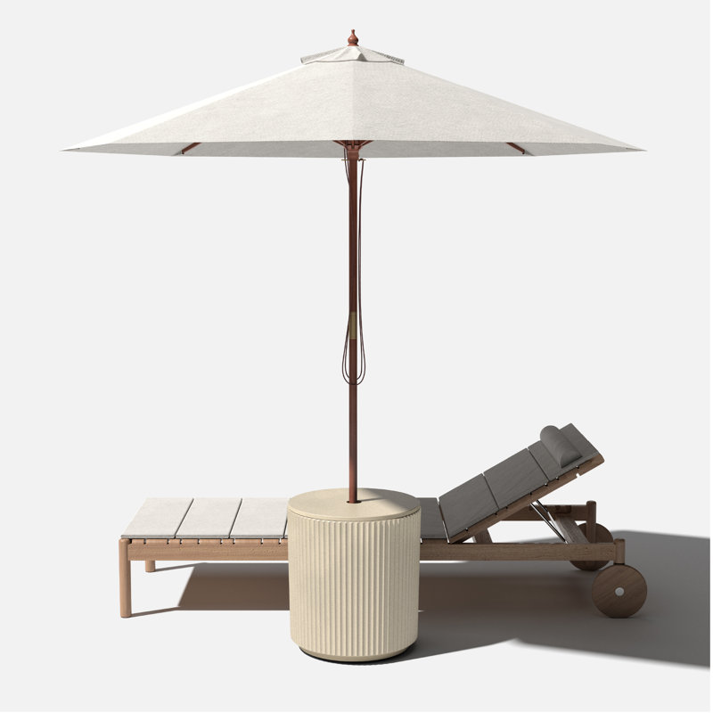 Table d'appoint Demi Shade, Sable