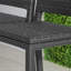 Tabouret de bar empilable en aluminium 30,3 po Popa-177673485