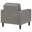 Fauteuil d'appoint gris avec accoudoirs rembourrés-504525894