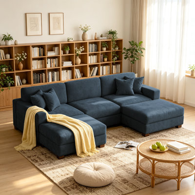 Canapé modulaire en chenille 5 pièces 5 pièces