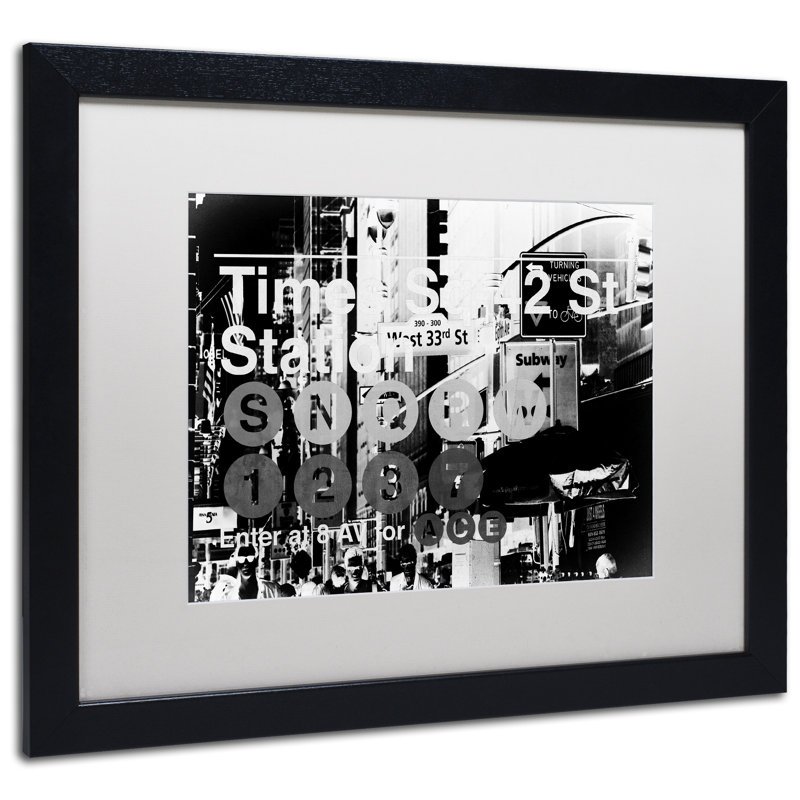 «Subway City Art NYC II», reproduction de photo sur toile encadrée, H 16 po x l 20 po x P 0,5 po
