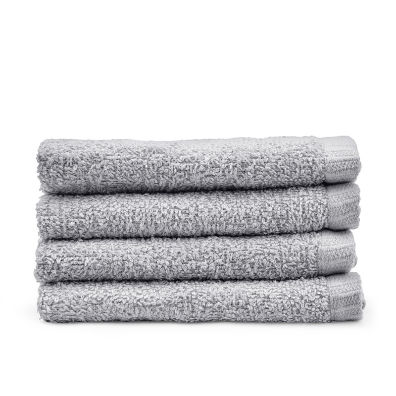 Quick Dry Cotton Face Cloth, Grey