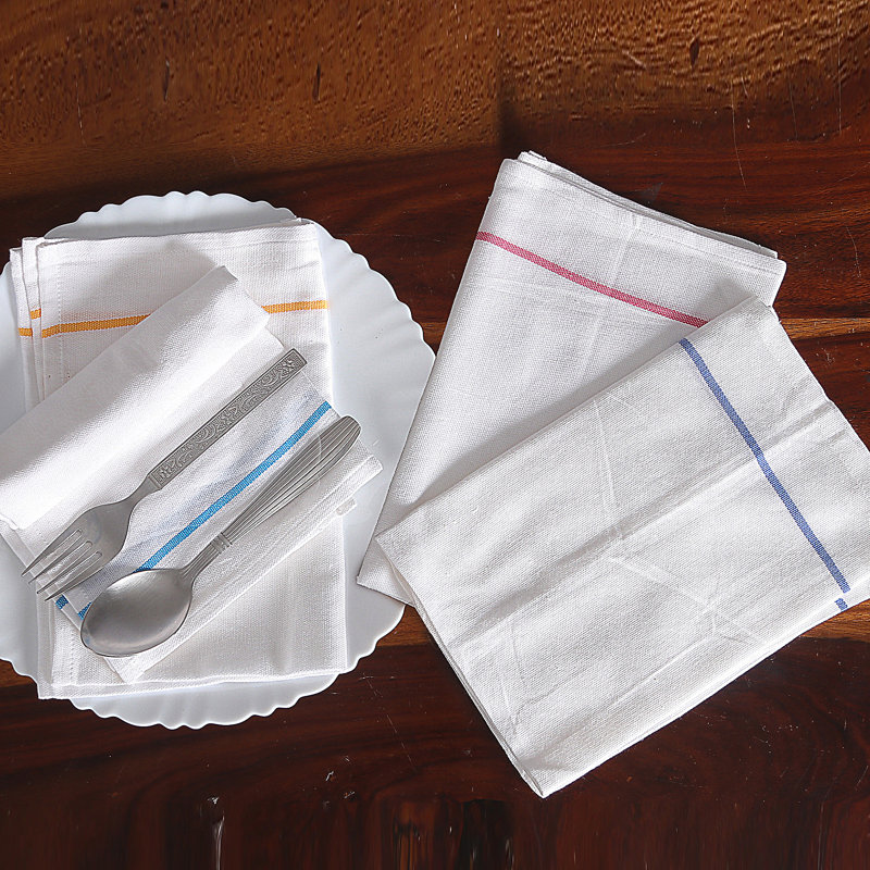 Heder Cotton No Pattern Square Napkin