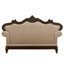 Ensemble de canapé formel de luxe traditionnel avec canapé 2 pièces finition cerisier et meubles en bois massif