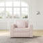 Canapé simple modulaire 44,9 po - très confortable, élégant et fonctionnel pour la chambre à coucher et le salon, rose clair