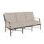 Monaco 74.5" Wide Outdoor Patio Sofa with Cushions-62363784-70040645-70040642