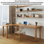 Bureau moderne en bois massif en forme de L-1075776752