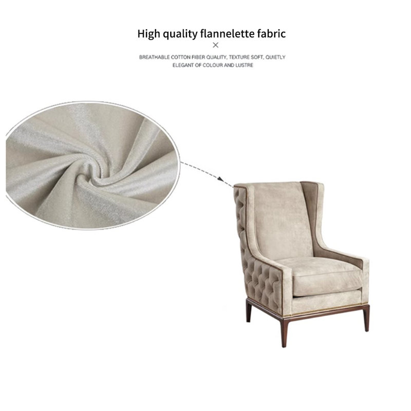 Fauteuil inclinable en flanelle à haute élasticité