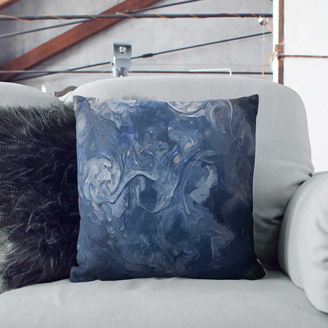 Bridge to Me in Abstract Cushion with Filling