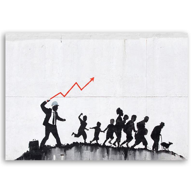 Leinwandbild Economic Policy von Banksy