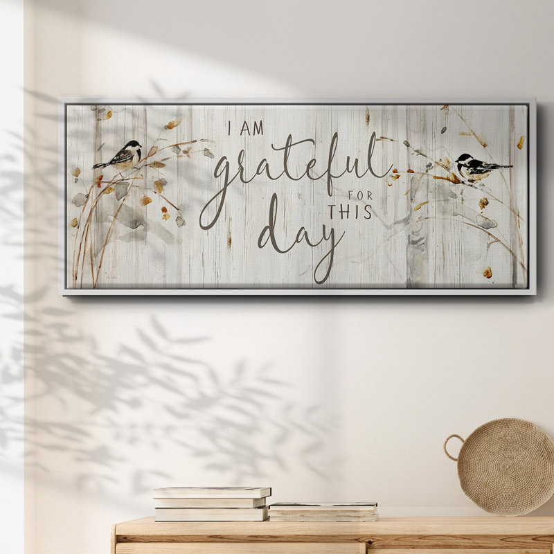 «Heaven and Nature Grateful», toile encadrée, H 8 po x l 20 po