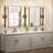 32" Dimmable LED Smoked Acrylic Shade Bath Bar Aluminum Vanity Light Fixture-788656471
