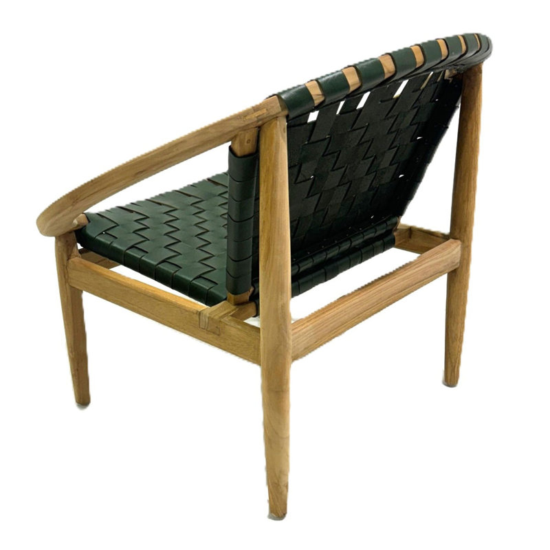 Upholstered Barrel Chair, Green