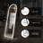 Arched LED Metal Floor Mirror-1376000611