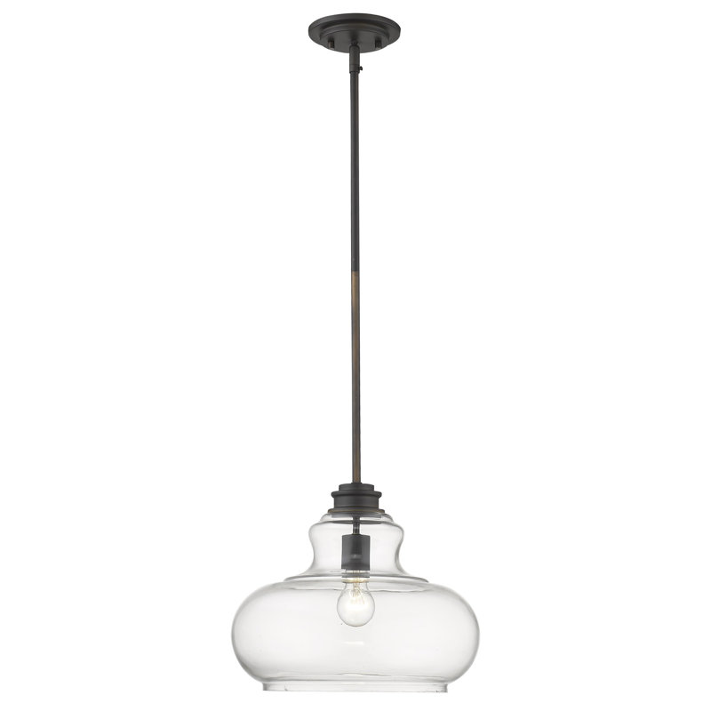Torrel 1-Light Hanging Pendant, Bronze