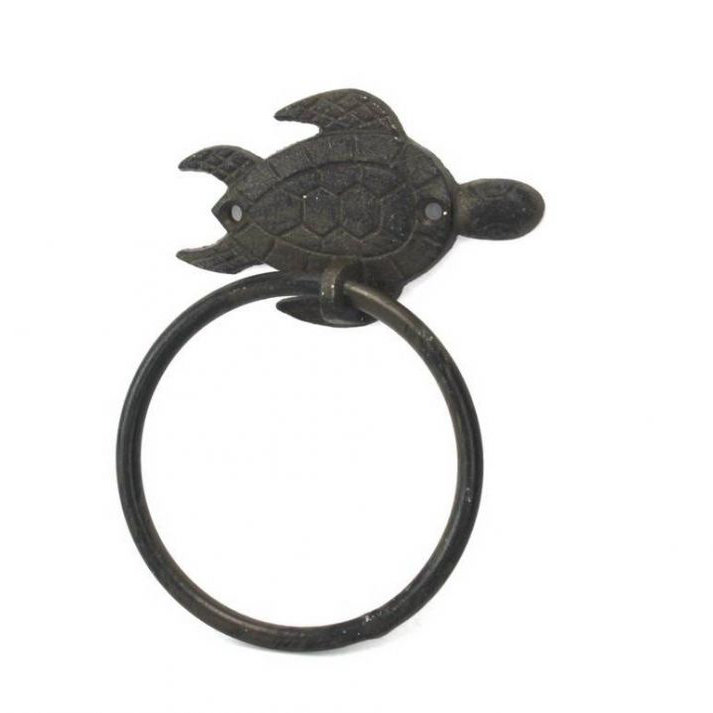 Anneau à serviette sea turtle, Fonte