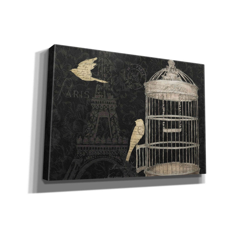 «Via Paris I» par James Wiens, art mural sur toile, H 18 po x l 26 po x P 0,75 po