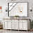 Tempered Glass and Aluminum Alloy Framed French Cleat Mounted Wall Mirror-95756113-95979837