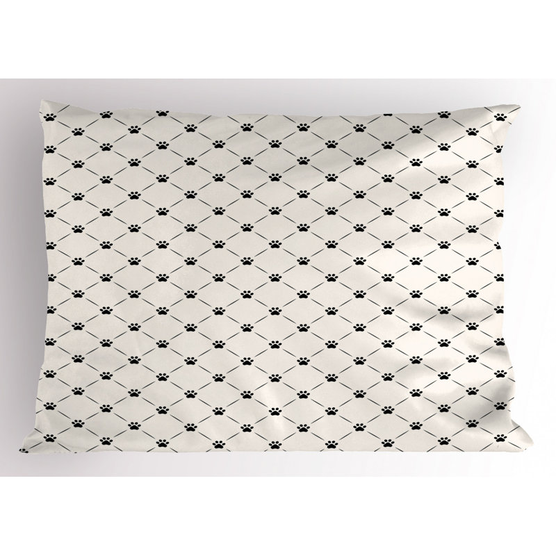 Classical Polyester Geometric Sham Set, Queen