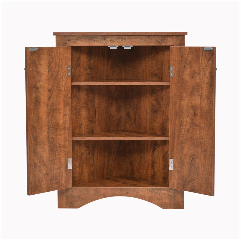 Wingman Freestanding Bathroom Cabinet, Brown