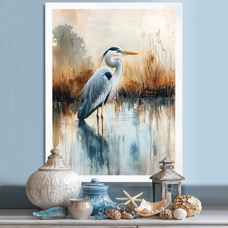 Avione - Animals Wall Art Prints, H 44 po x l 34 po, Picture Framed, Blanc