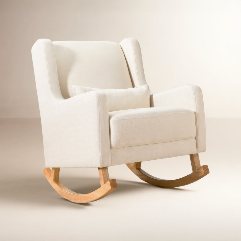 Chaise berçante Kai, Naturel / brun clair