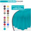 Percale Valance Sheet Polycotton Solid Colour Bed Sheet Single Double King Super King Machine Washable High Quality-19277580-19277586