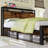 Tryston Bed Frame Industrial Platform Bed with Charging Station-1176158718-1176158688