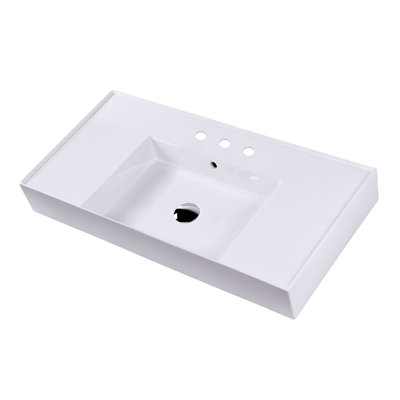 Aquaotto 40.25'' L Bathroom Sink