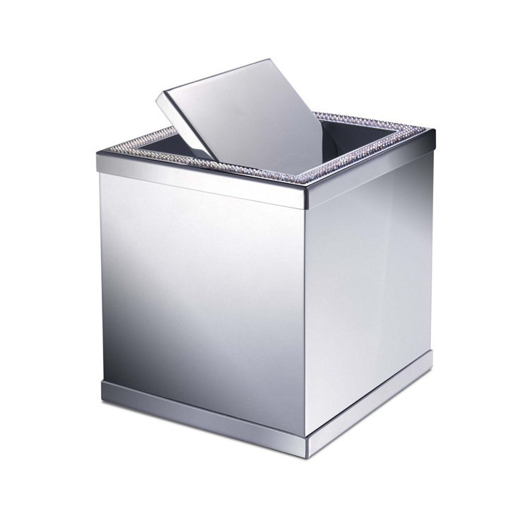 Poubelle à couvercle pivotant 0,44 gallons Accessoires, Chrome
