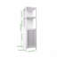 Armoire de rangement en bambou blanche de 52 pieds de haut