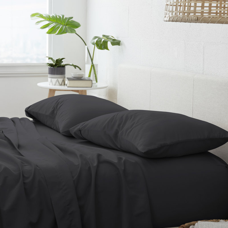 Taie d'oreiller Simply Soft ™ Premium, Standard, Noir