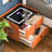 Cathriona 2 - Drawer Nightstand With Fingerprint Lock And Led Lights And Music Player-717821405