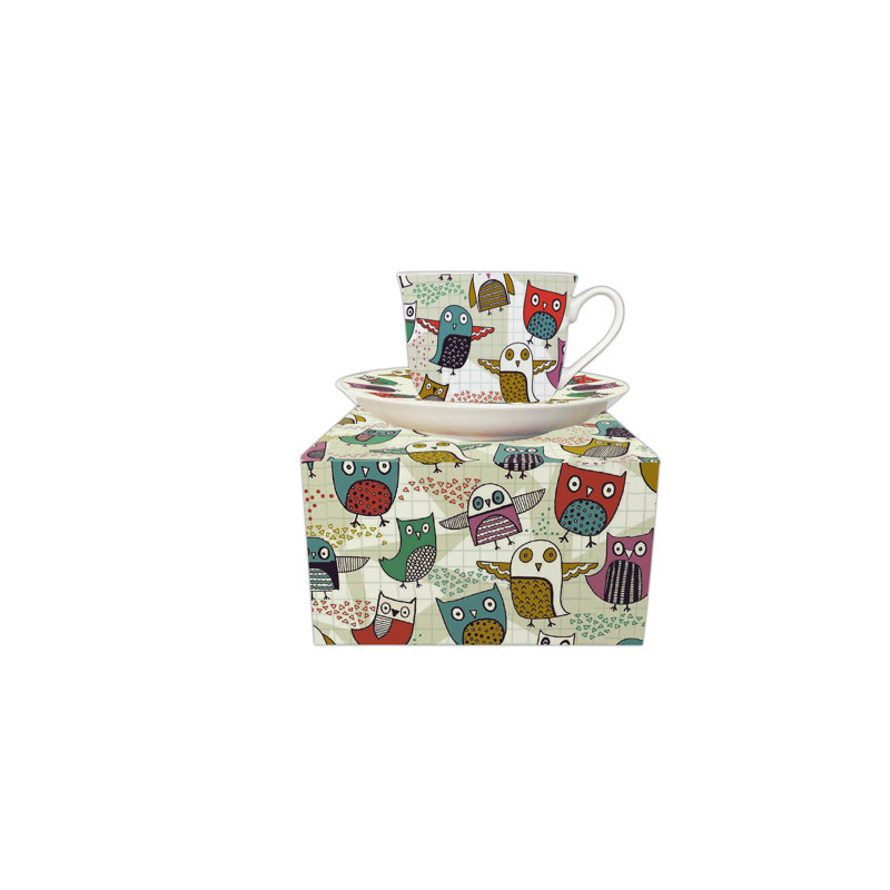 Chayton Bone China Cappuccino Cup and Saucer