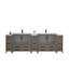  Ensemble de meuble-lavabo double 108 "avec miroir 108"-106870225