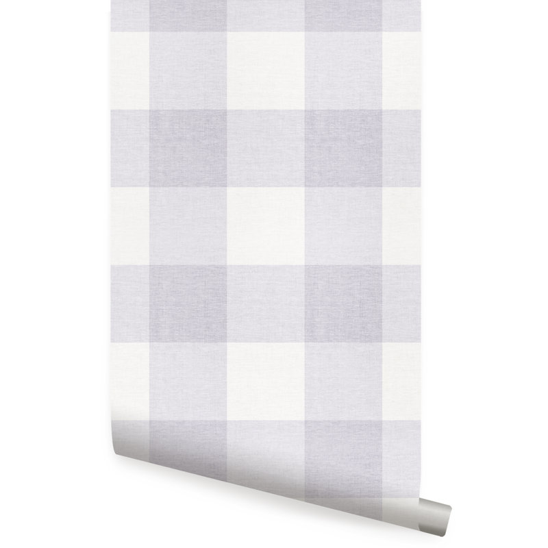 Panneau de papier peint Markaylah, L 2 pi x H 18 pi, Lilas