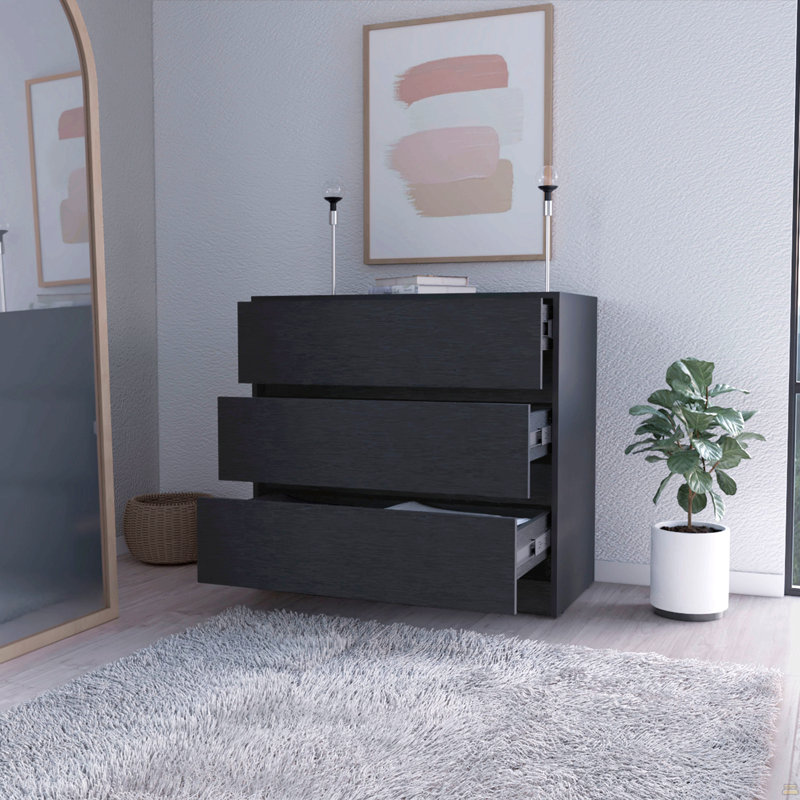Commode 3 tiroirs Wenge
