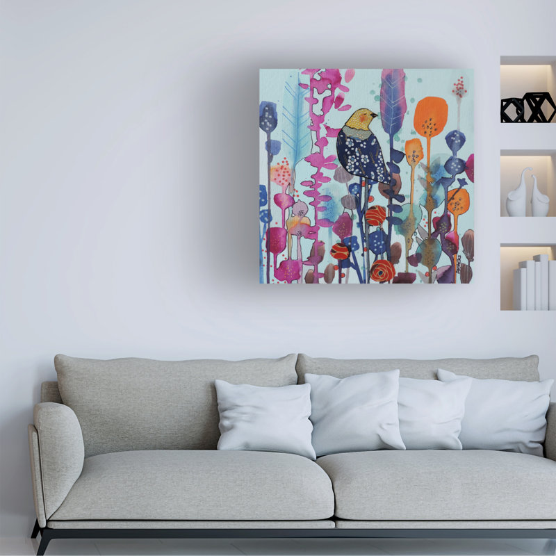 Art sur toile Sylvie Demers, H 18 po x l 18 po x P 2 po
