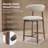 Solon Upholstered Counter Stool with Solid Wood Frame-1561691537