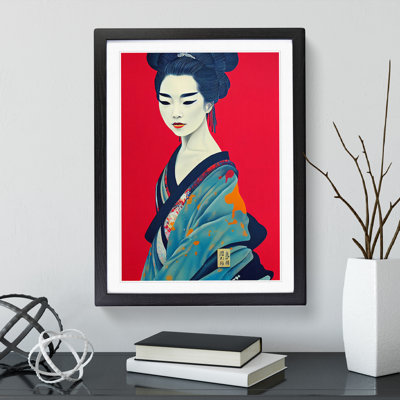 Charismatic Geisha - Single Picture Frame Print