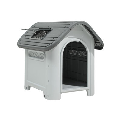 Outdoor Dog House with Skylight and Ventilation - Various Dog Sizes