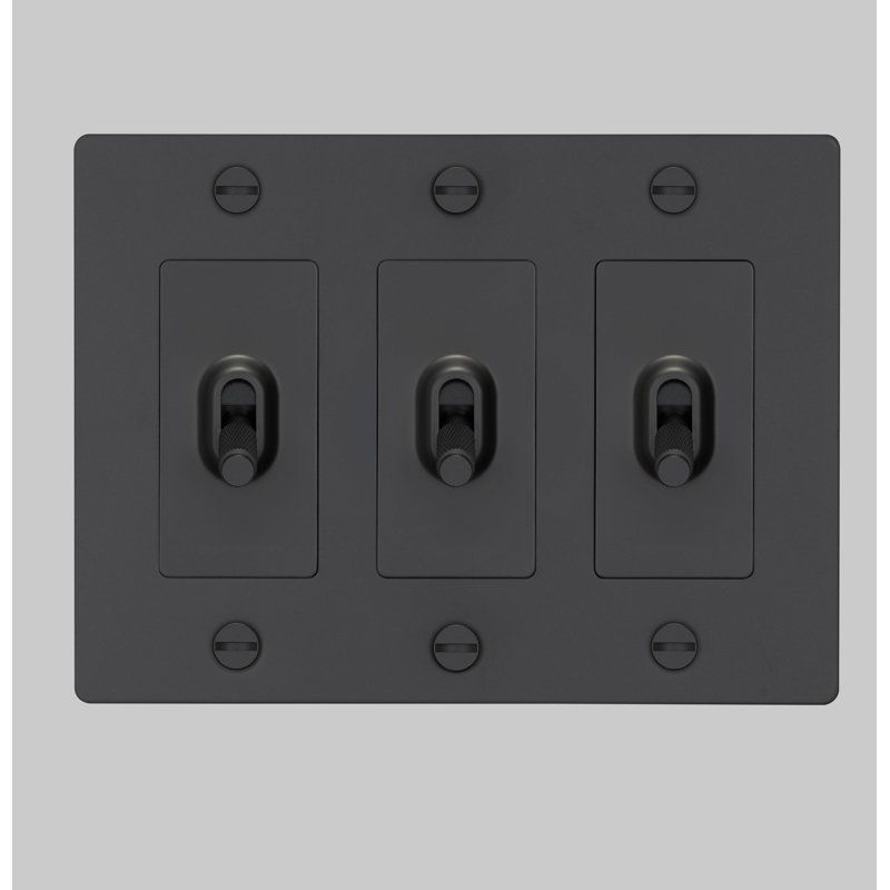 3G Toggle / Cross / Without Logo, Black