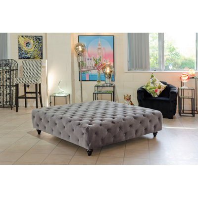 Isiah 150Cm Wide Tufted Square Cocktail Ottoman